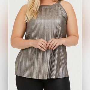 Torrid Pleated Goddess Tank